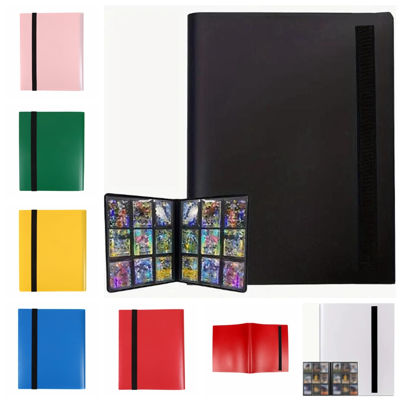 Pokemon Binder Card - Álbum de Bolsillo Transparente con Rejilla,