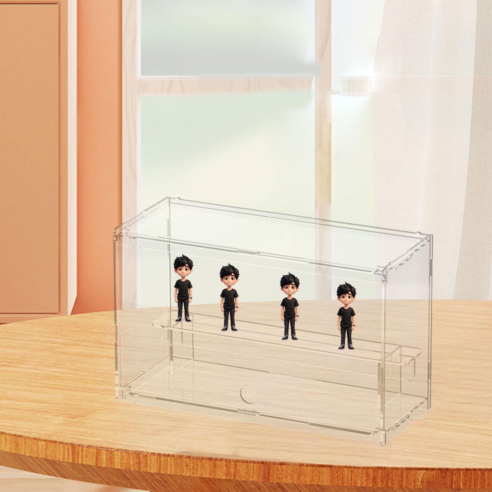 Action Figure Stand - Vitrina transparente, vitrina de modelo con