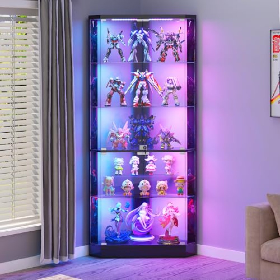 Vitrina de Esquina con Luces R - Display Case Acrylic reseña y precio