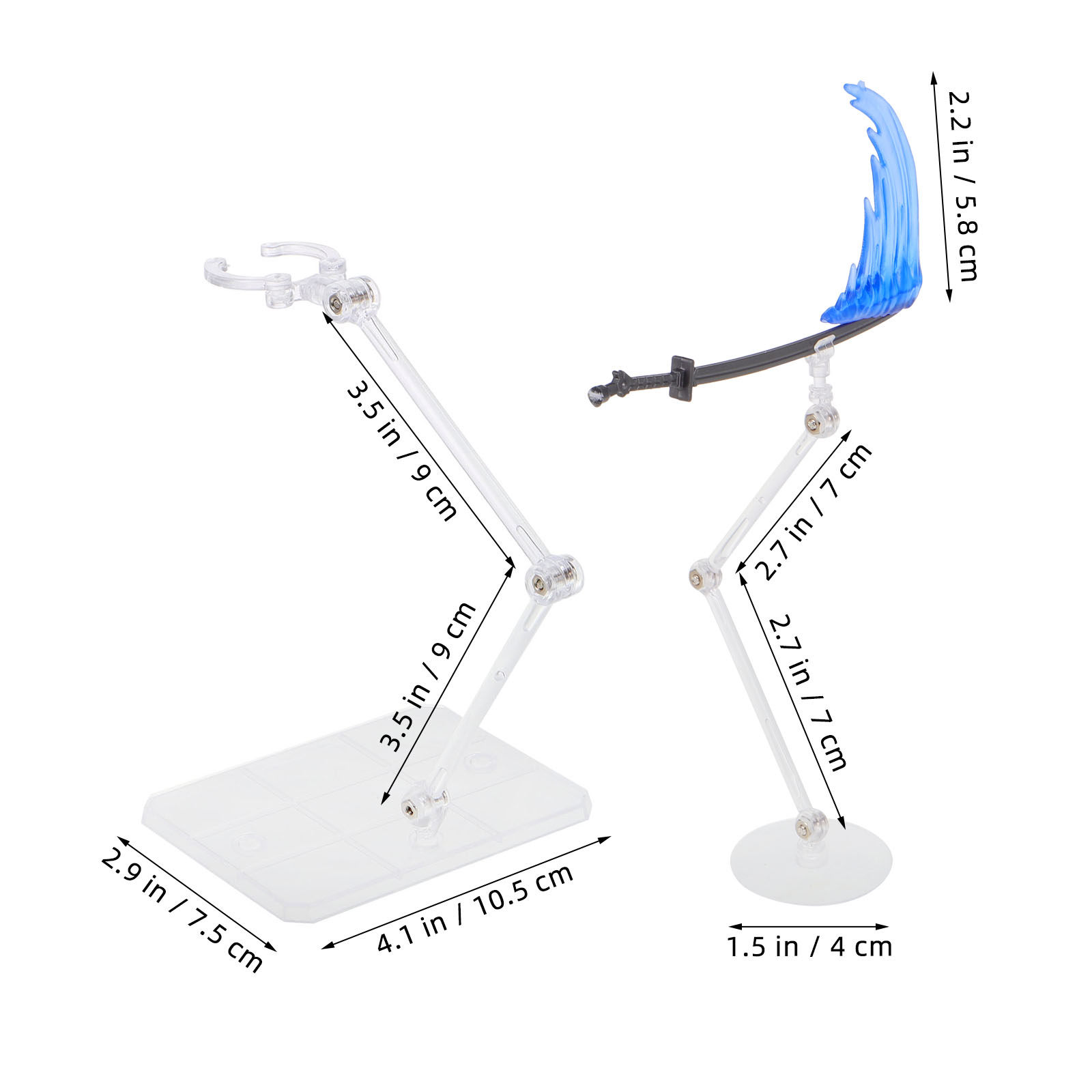 1 juego de soporte de base par - Action Figure Stand reseña y precio