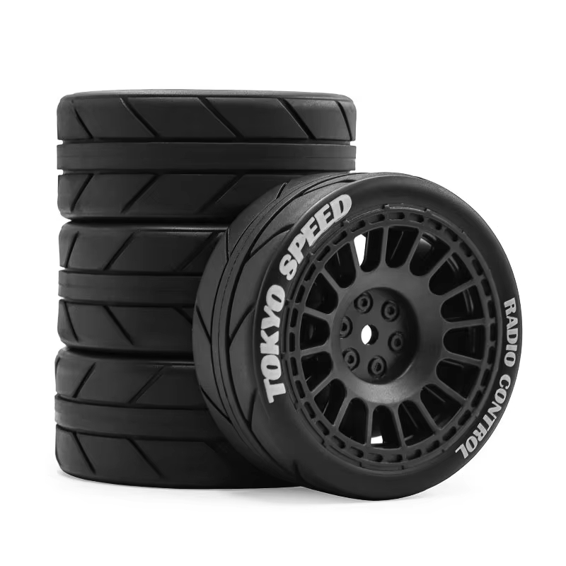 Juego de 4 Neumáticos y Ruedas - Tamiya Model Rc Car reseña y precio
